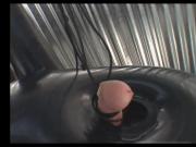 Inflatable rubber sack