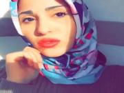 Sexy Hijabi red Lips