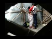 Teacher and student doing sex in a abandon house