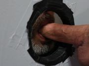 Having fun through a gay gloryhole