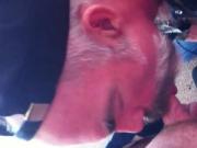 hot daddy bear blow job and a nice load