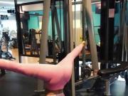 Bodil Bergstrom sexy workout