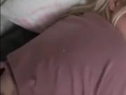 my naughty roommate blonde let me cum in her tight pussy