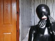 Latex Rubber Blind, Gagged, & Gas Masked