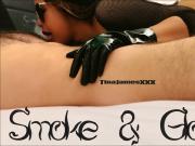 SMOKE & GLOVES - SMOKING COCK, BALL SUCKING, PREVIEW