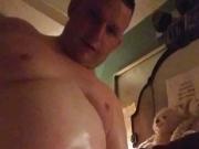 masturbating after shower big chubby smooth chub cub gay boy