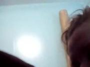 Sexy white girl. Sucks. A big black monster cock