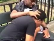 Thot giving head in the park