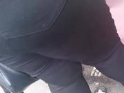 Monster booty bbw at the flea market.