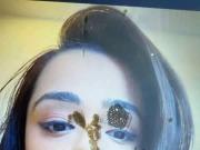 Cum-Spit Tribute On Apoorva Indian actress