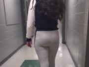 Candid freshman ass