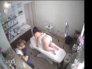 Hidden cameras. Beauty salon, hair removal pussy and ass