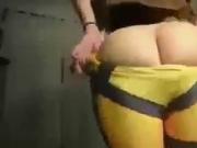Sexy Ass Squeezing Into Tight Pants