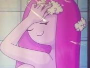 Cumming on Princess Bubblegum SOP