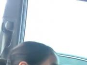 Cute girl giving hot blowjob to her boyfriend