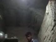 Chachi ko bathroom me lejakar akele me choda