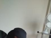 Bbw Niqabi plays with cock