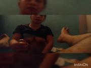 cumshot after nice handjob