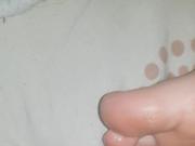 cum feet sister