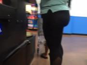 Cute Thick Ass BBW and Friend Checkout Line