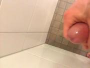 wank with oil