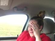Bottom Bitch Blowjob In the Car