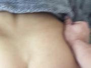 Slutty gf sucks dick
