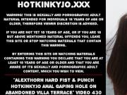 AlexThorn hard fist & punch Hotkinkyjo anal gaping hole