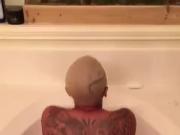 Big ass black shower!!!!