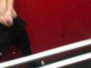Just a cumshot in the elevator