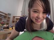 Little sister Love Sucking a Big Cock - Risa Oomomo