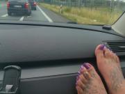 Feetplay in Car2