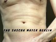 Sascha closes his cockring or ballweigjt permanently