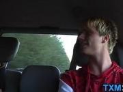 Twinks Josh, Danny and Todd breeding in the back seat