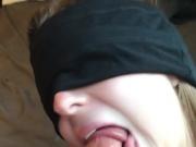 Girlfriend Blindfold Blowjob