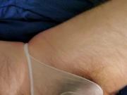 Rubbing myself out of my pantie