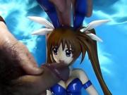 figure bukkake sofNanoha takamachi bunny