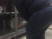 Wide Mature Latina Ass in Jeans