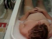 Wife in bath