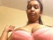 NRI South Indian client show me big boobs