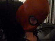 fucking my slave Mel into her Rubbermask 2