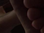 Wife soft soles footjob