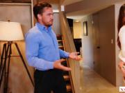 Nosey neighbor gets a big dick in her face! Naughty America