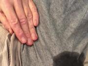 Wetting sweatpants