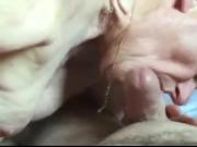 This grandpa is damn good in cock-balls sucking an