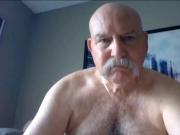 Daddy strokes on cam