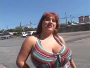 Redhead BBW Titjob and blowjob