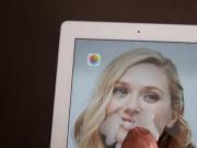 Cum on Elizabeth Olsen - april 2015