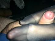 nylon footjob my girlfriend