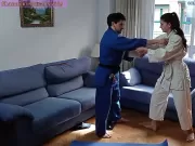 18yo TEEN BLOWJOB, FUCK & CUM IN MOUTH DURING JUDO LESSON. SHANAXNOW